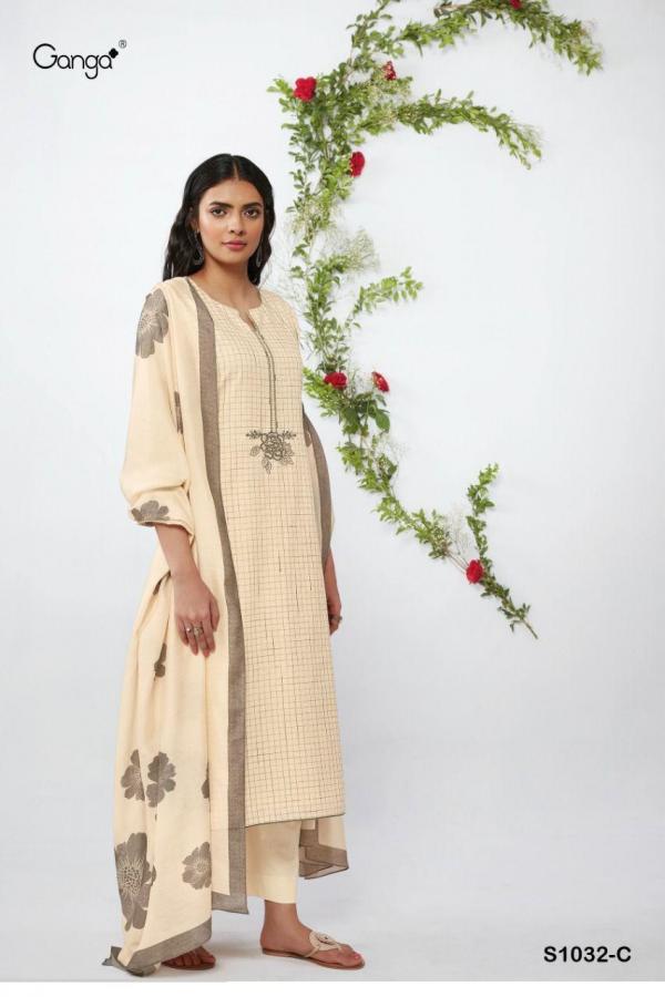 Ganga Mahonia S1032 Classic Cotton Designer Salwar Suit Collection